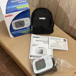 Meijer Blood Pressure Monitor with Black Case